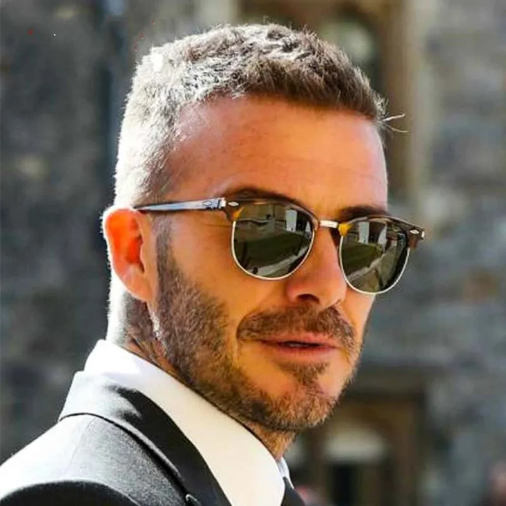 Saint Laurent SL108 011 Sunglasses Ivory Browline Frame, Black Lenses - Picture 5 of 11